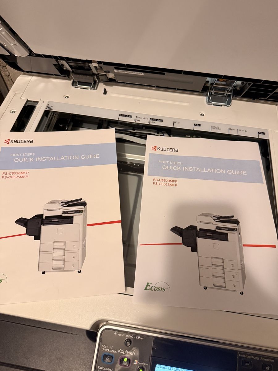 Kyocera Drucker: Kyocera FS-C8520MFP Farb-Multifunktionsdrucker A3 – Gebraucht aus Winterthur von Schneider.80 5