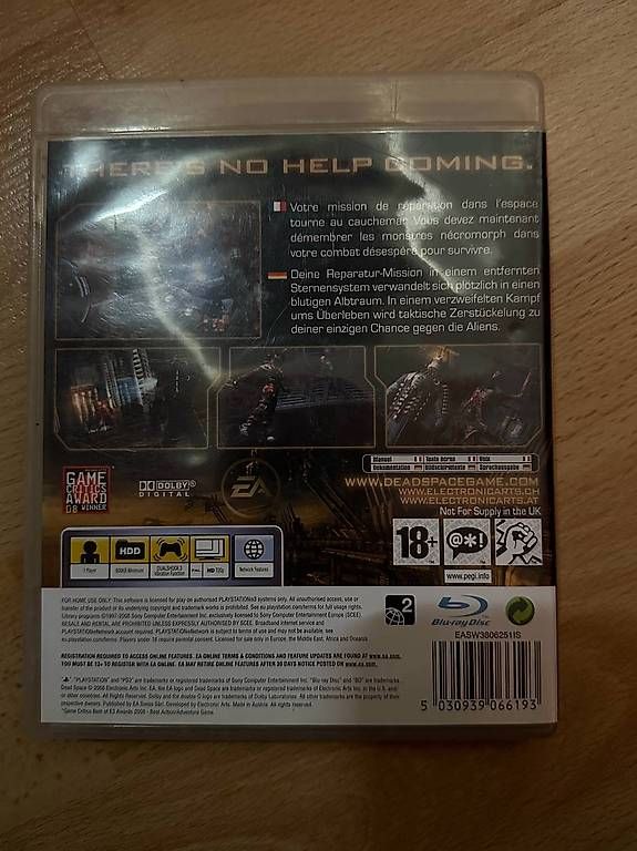 Giochi: Dead Space PS3 - Horreur Spatiale - Édition Originale! – Usato da Echandens venduto da garfield114 1