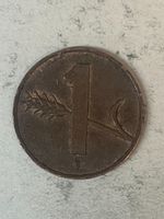 1 Rp. 1958 B ss-vz – schöne Patina – bessere Erhaltung