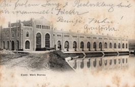 Postkarte Kraftwerk Beznau