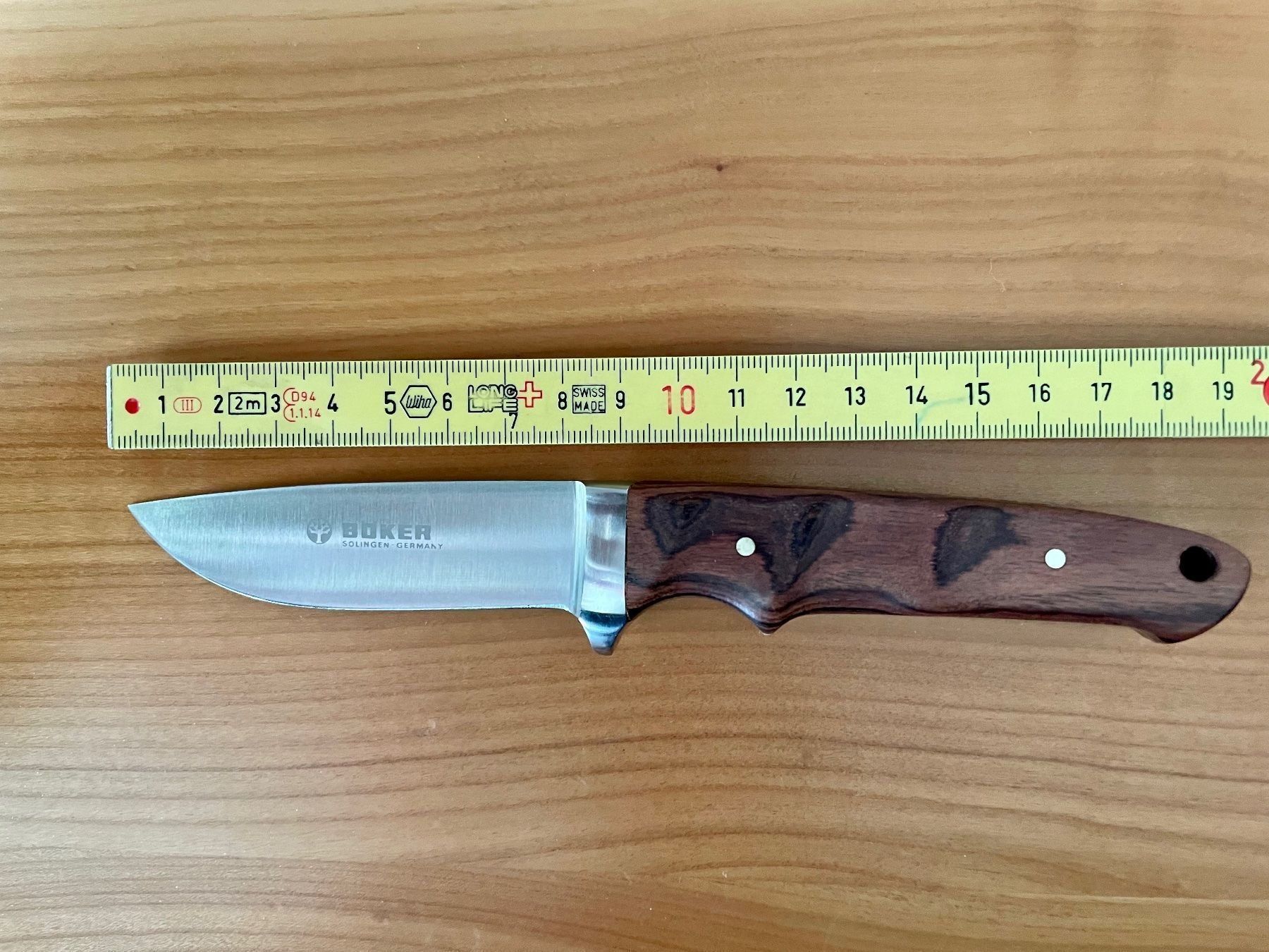 Accessori: Böker Integral Messer mit Lederscheide neu – Nuovo e nell'imballaggio originale da Niedergösgen venduto da Ibex56 5