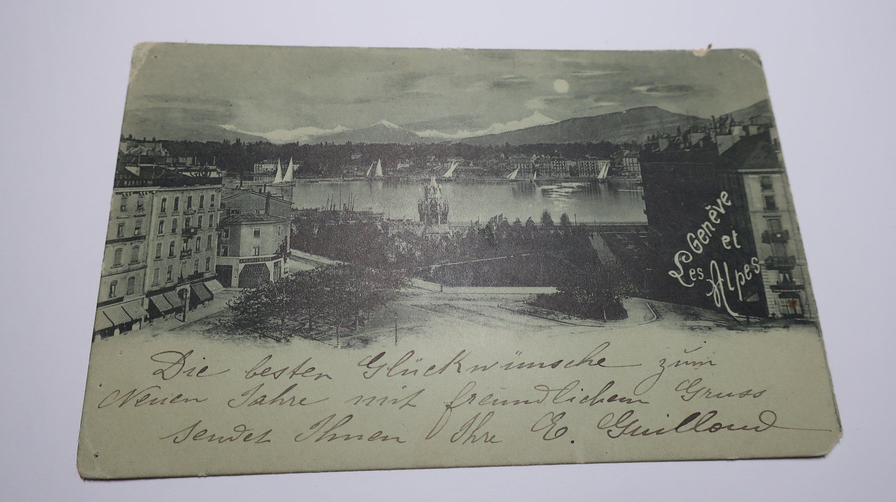 Cartoline postali: Genève et les Alpes – Difettoso da Cormoret venduto da Pascalll2001 1