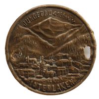 Stocknagel / Stockschild JUNGFRAU 4166 M. Ü. M - INTERLAKEN