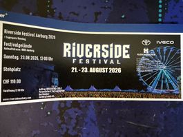 Riverside Festival Aargurg 2026 Ticket with parking (23 aug)