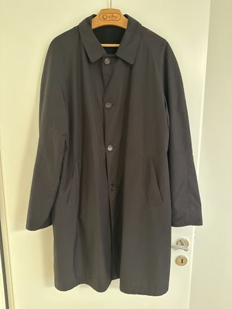KITON Reversible Herren CashmereMantel Gr. 52 schwarz