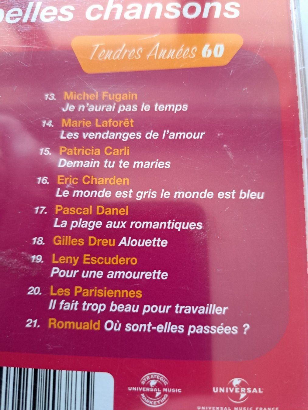 CD: CD Les plus belles chanson années 60 – Usato da Pully venduto da bro_n52j 3