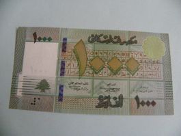 Libanon 1000 Lira Banknote - Seltenes Sammlerstück, Neu