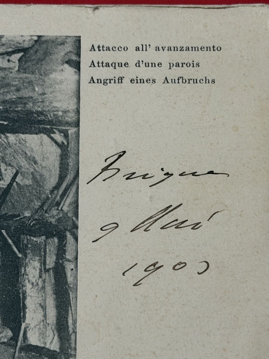 Cartoline postali: Carte postale tunnel du Simplon 1903 – Usato da Petit-Lancy venduto da Solcarm 2