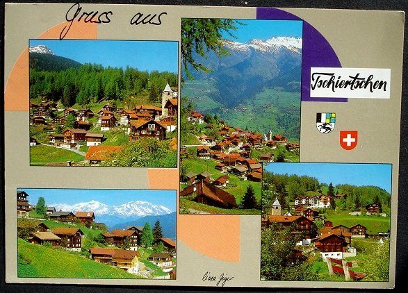 Cartes postales: Gruss aus TSCHIERTSCHEN – D'occasion à Jona par philajona