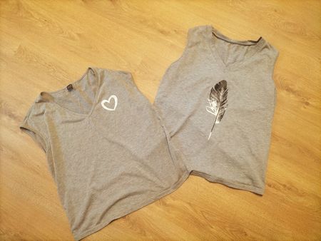 lot de 2 t-shirts L/M