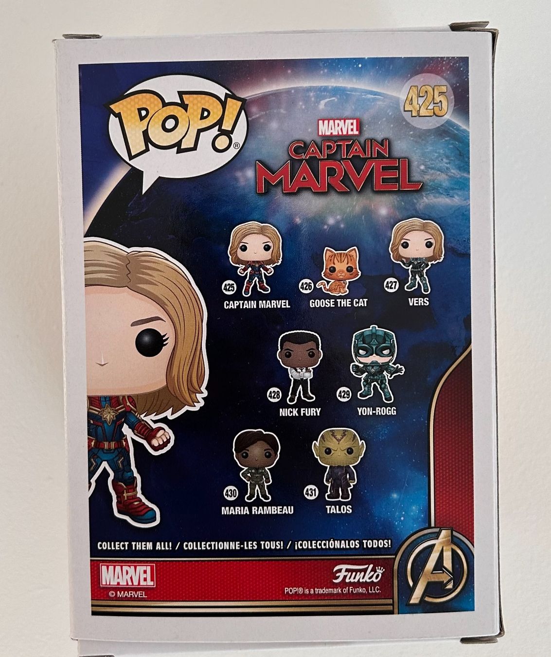 Marvel Statuette: POP n° 425 Captain Marvel – Usato da bursins venduto da silversurfer1972 1