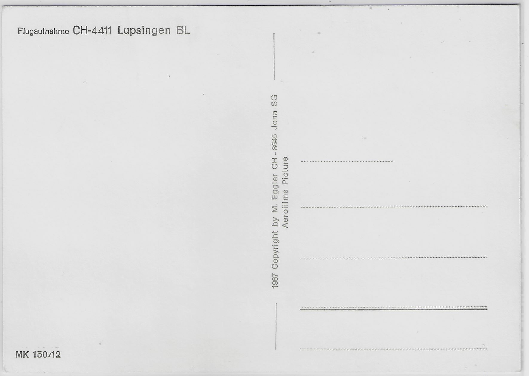Cartoline postali: Flugaufnahme Lupsingen BL – Antico da Ettingen venduto da Kartenplanet 1