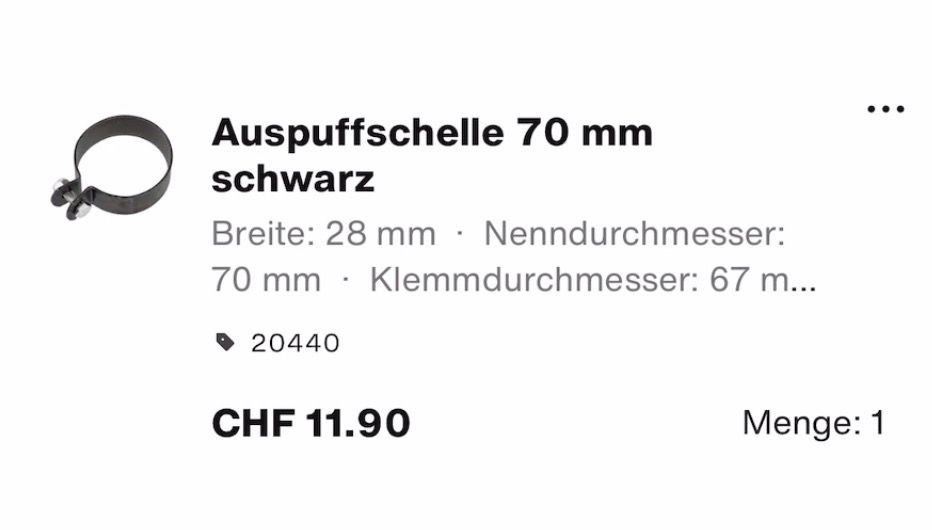 Puch Auspuffanlagen: Endtopf für Puch – Gebraucht aus Muri AG von Raimai 3