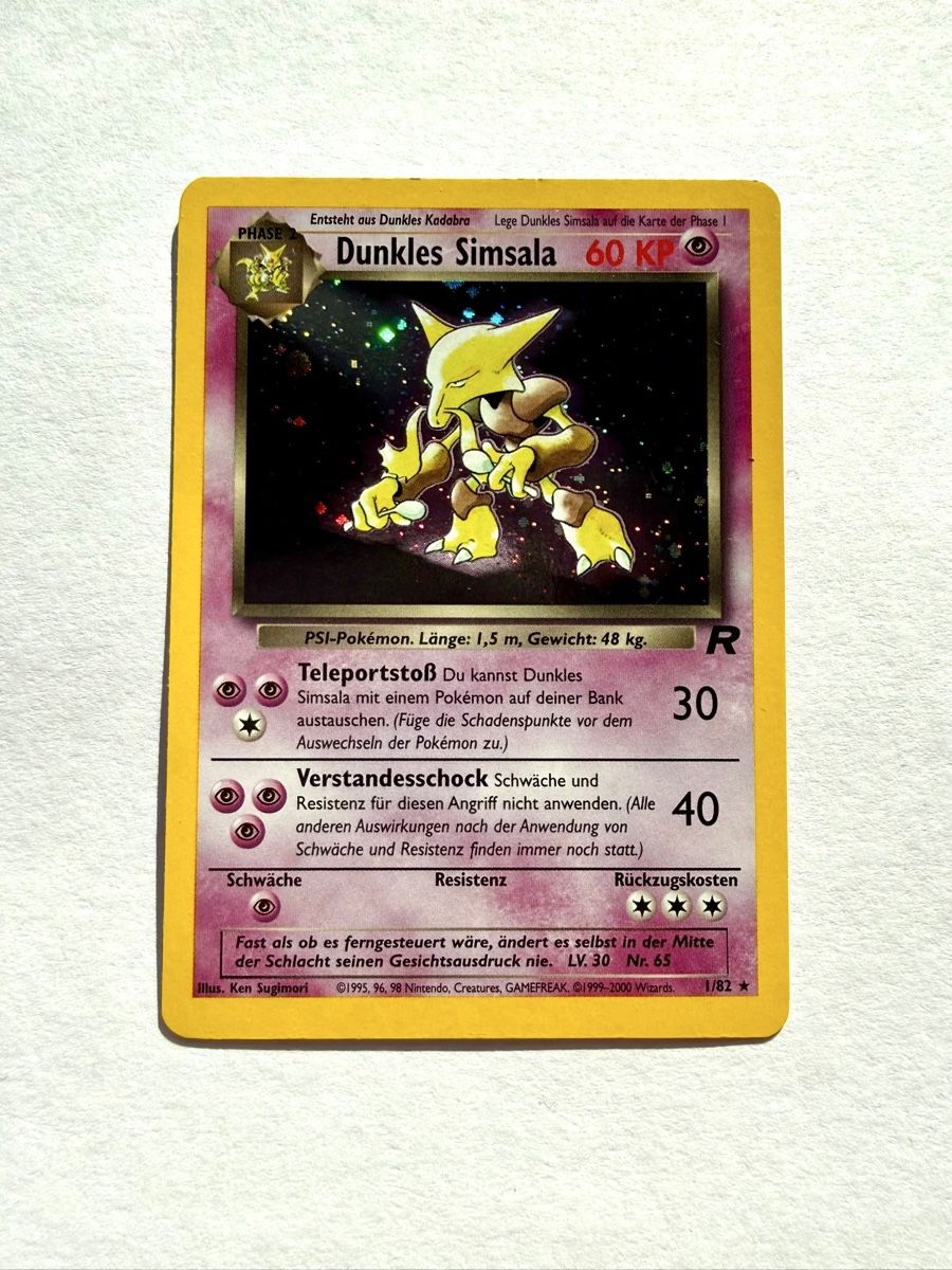 Pokémon Cartes à collectionner: Pokémon Dunkles Simsala / DE – D'occasion à Läufelfingen par Seraphim13 1