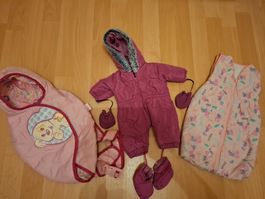Puppenzubehör Schlafsack Puppentrage Winteranzug