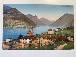 Cartolina Lugano-Paradiso 1920, rara!