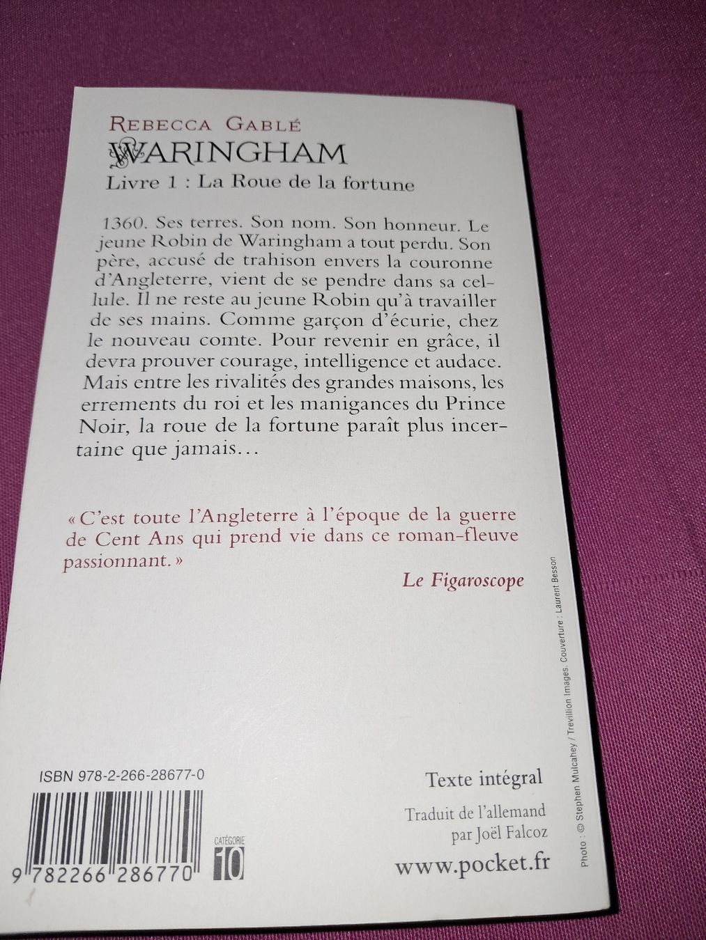 Libri: Rebecca gablé Waringham la roue de la fortune – Usato da Le locle venduto da juliensaran 2