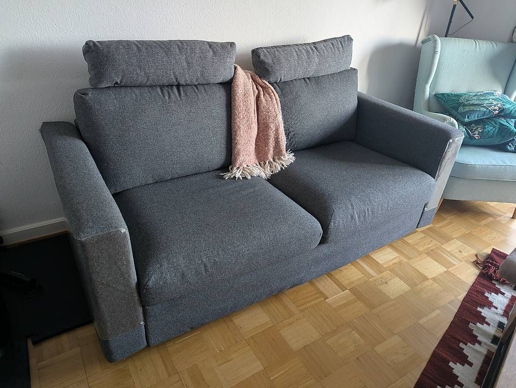 Divani: Canapé 2 places convertible VIMLE gris – Usato da Lausanne venduto da zim_qsn5