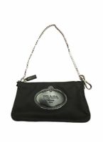PRADA -  Cloth Clutch Bag 