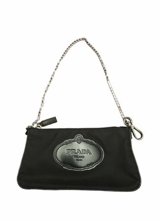 PRADA -  Cloth Clutch Bag 