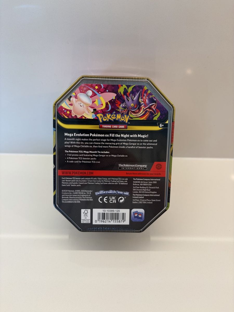 Pokémon Carte collezionabili: Mega Moonlit Tin: Mega Clefable ex Tin Box Englisch sealed – Nuovo e nell'imballaggio originale da Arlesheim venduto da WungaBunga 1