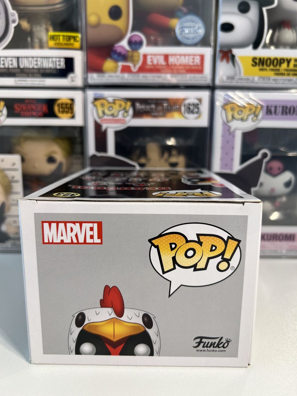 Funko Statuette: Funko POP! Marvel Deadpool Chicken Deadpool Edition Limitée – Nuovo e nell'imballaggio originale da Le Mouret venduto da perfectbijou 4