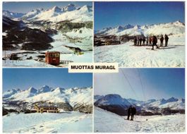 St. Moritz - 4 Bild AK Muottas Muragl