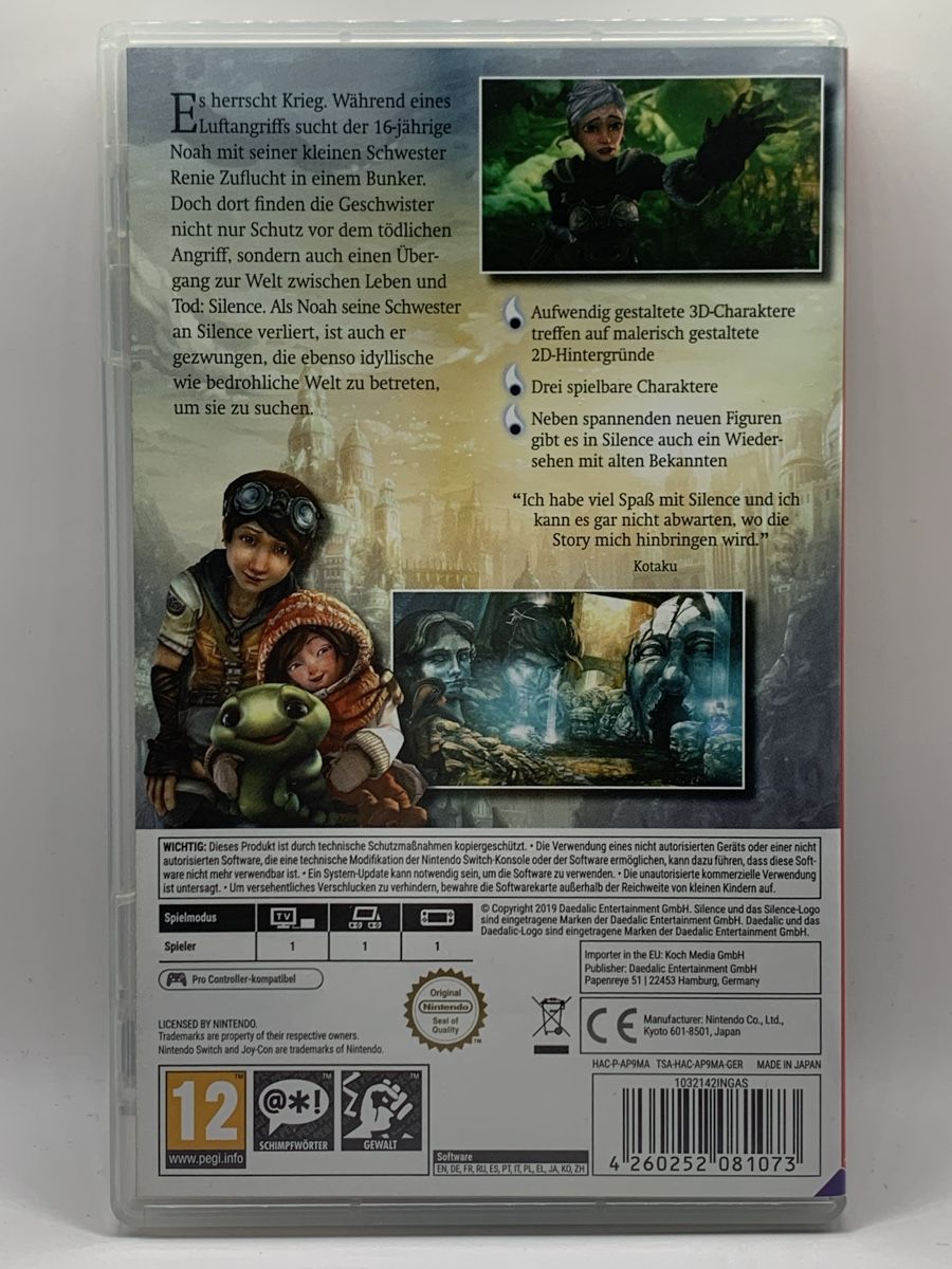 Nintendo Spiele: Silence - Nintendo Switch – Gebraucht aus Ostermundigen von RG-Collector 1