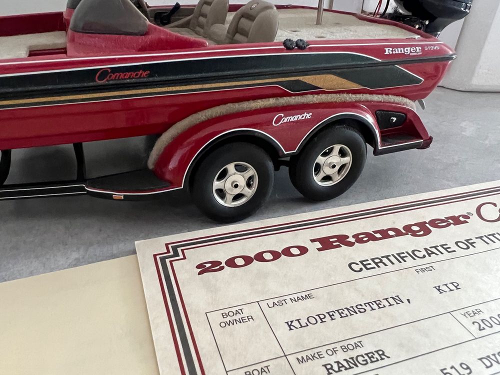 1:24 / DANBURY MINT / Ranger Comanche 519 VS Bass Boat | Kaufen auf Ricardo