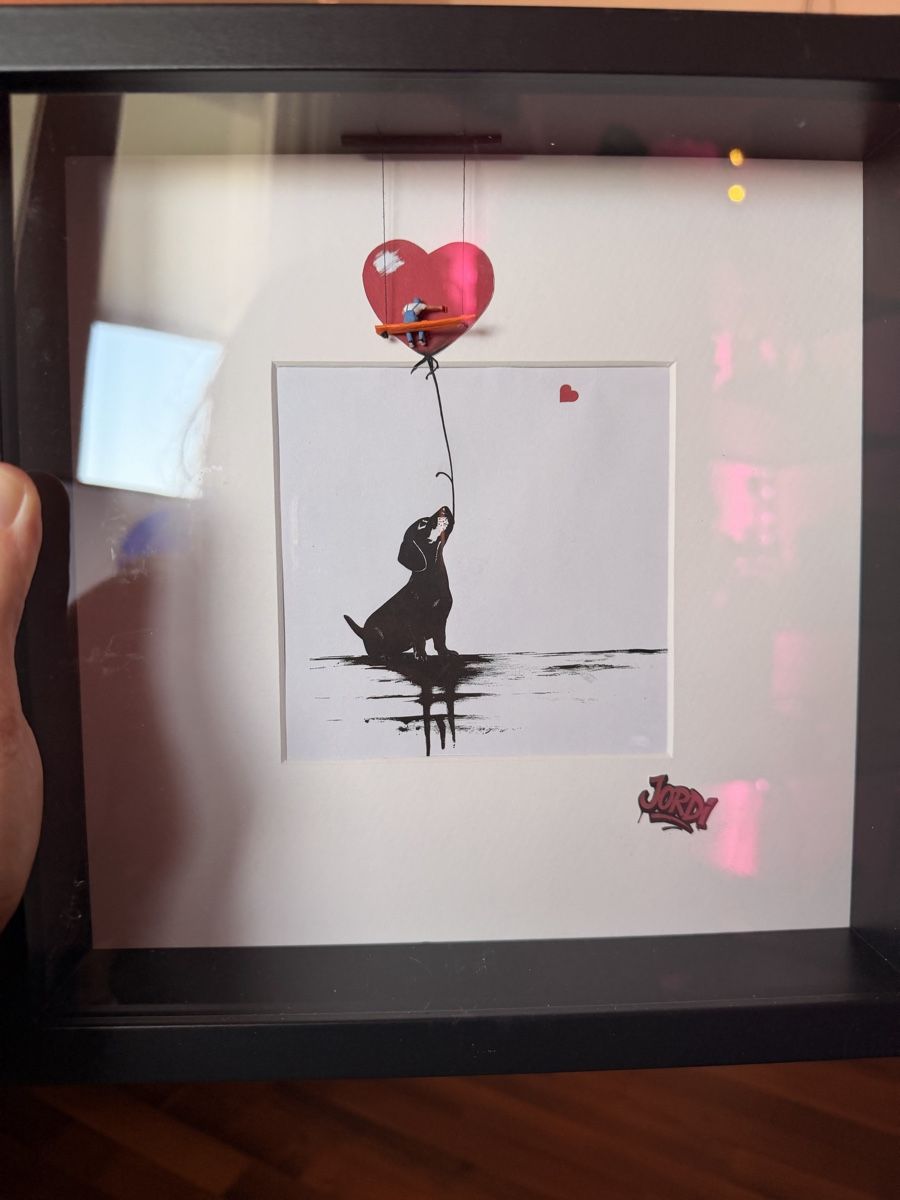 Foto & Immagini: Banksy Style 3D Bild mit Dackel – Nuovo e nell'imballaggio originale da Buchs ZH venduto da tiz_9mpn 4