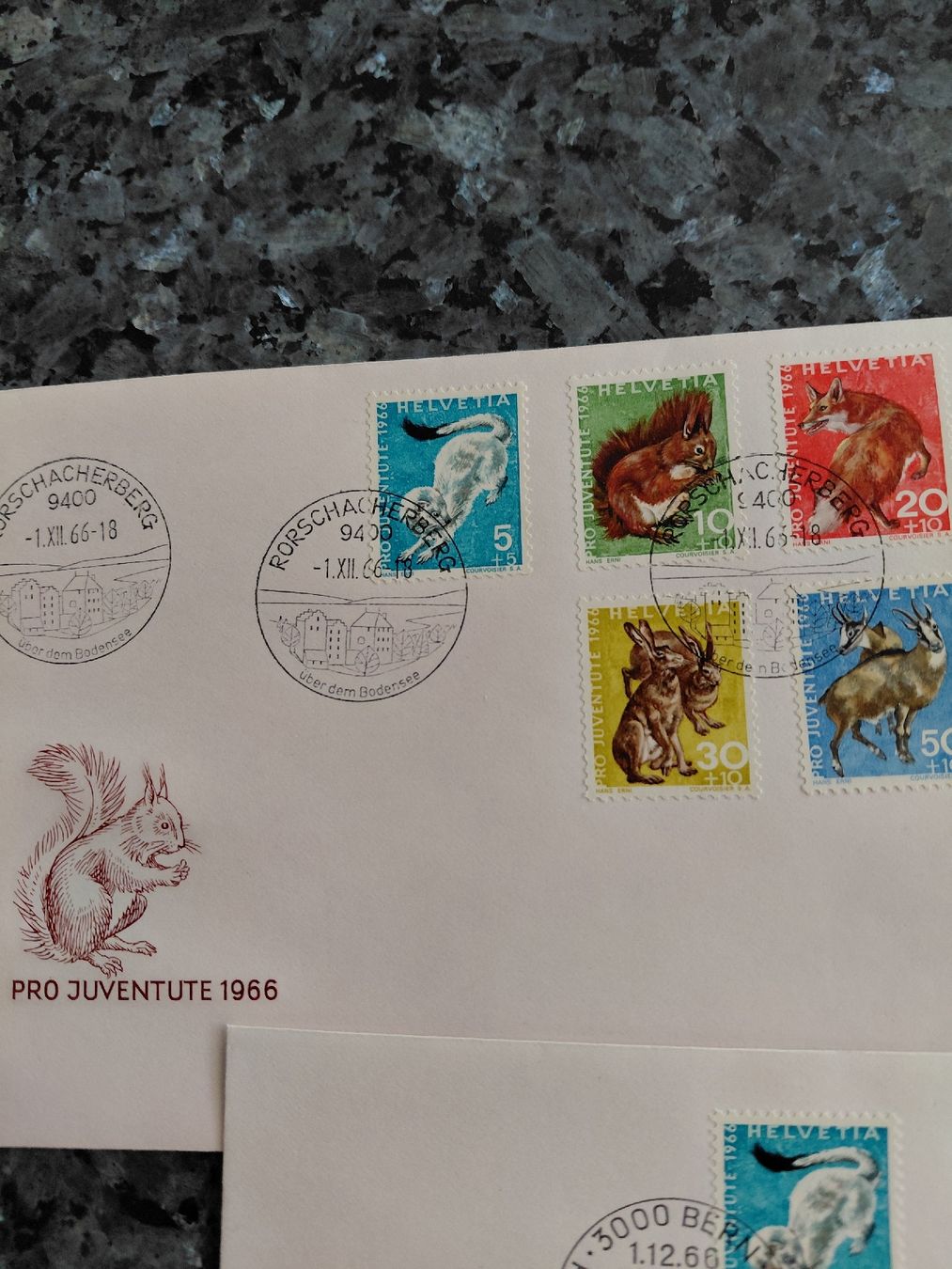 Alle Briefmarken: Pro Juventute 1966 – Gebraucht aus Bonaduz von topolino052 2