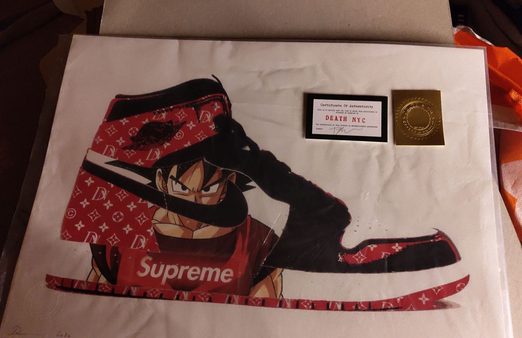 Foto & Immagini: Limitiertes Supreme x LV Kunstdruck Bild – Nuovo e nell'imballaggio originale da Aesch BL venduto da isn_qd5m