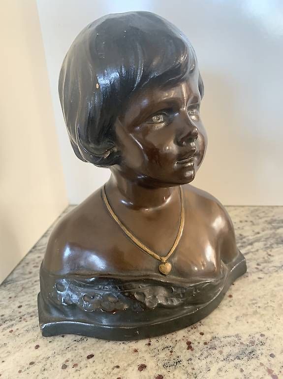 Sculture & Statue: Äusserst liebliche original Jugendstil Büste – Usato da Rothrist venduto da Oddymanliane 2