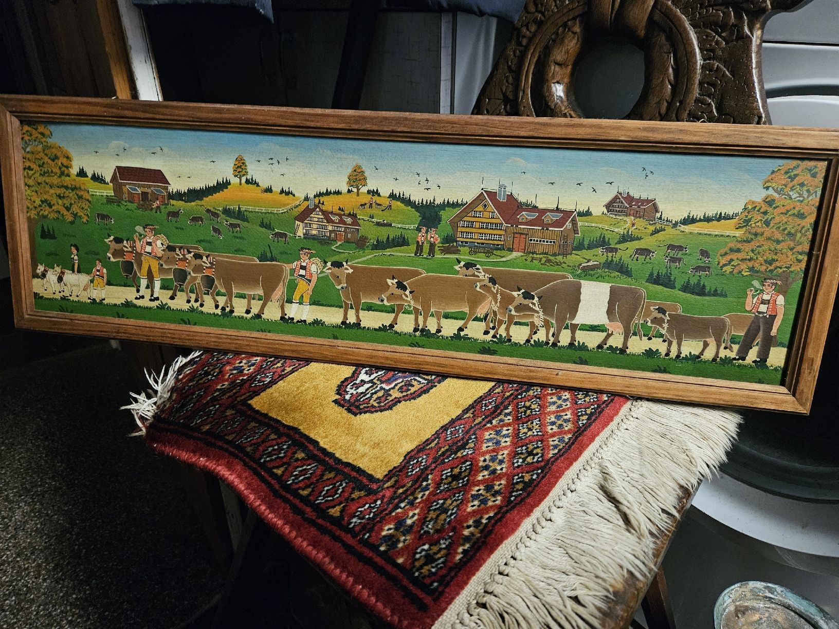 Tableaux: gemälde appenzell – D'occasion à Schwellbrunn par Omega-alpha 1