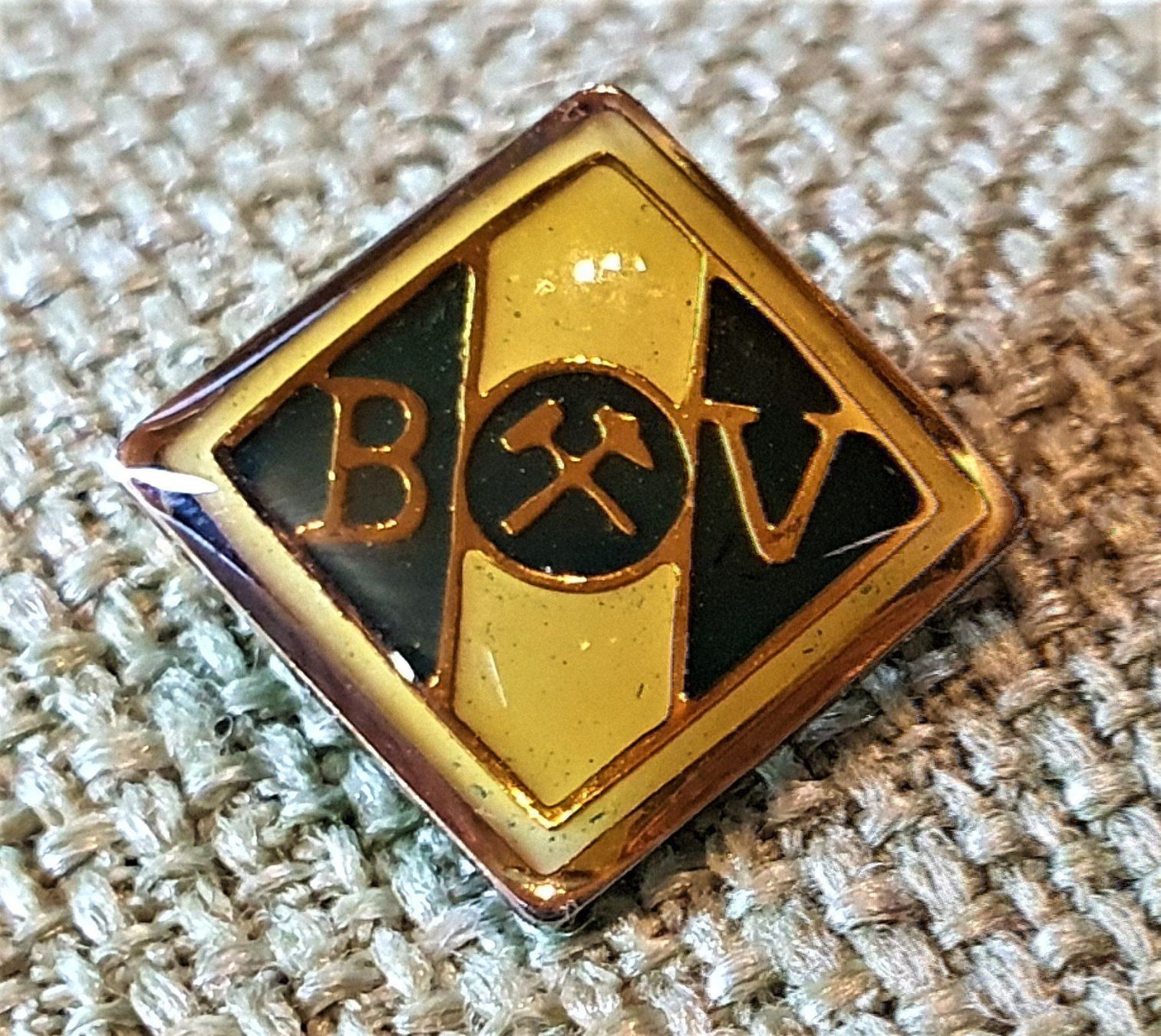 Placchette & Badge: D106 - Pin BXV oder BV Hammer Bergwerk? – Usato da Reinach BL venduto da Boston-Verkauf 2