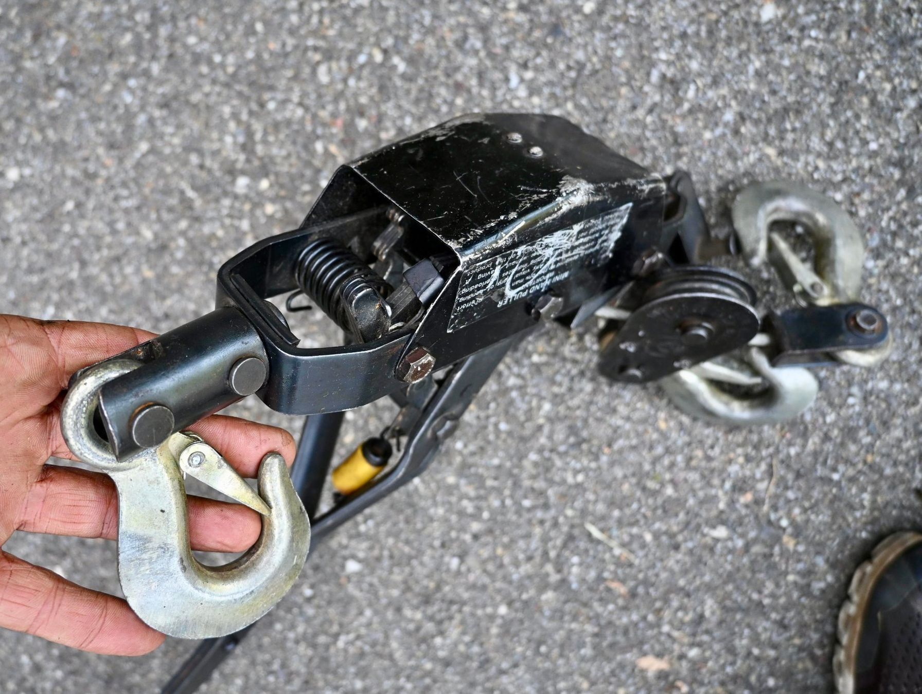 Altro per stoccaggio & trasporto: kompakter Handseilzug / Seilzug-Ratschenzug MINI HAND PULLER – Usato da Pfaffhausen venduto da mono_rec 8