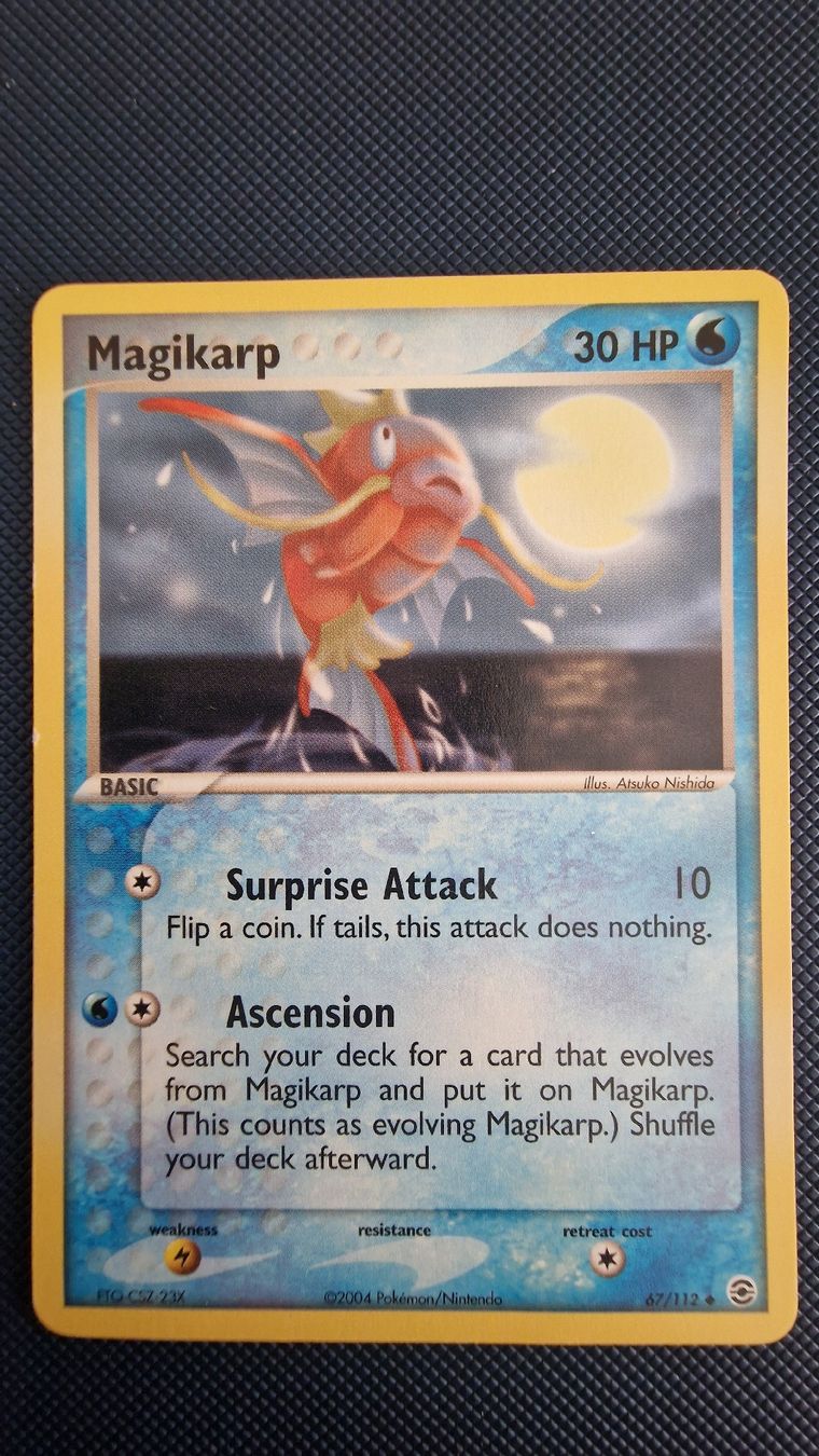 Pokémon Sammelbilder & Trading cards: Magikarp #67 – Pokémon FireRed & LeafGreen – Gebraucht aus Veytaux von PocketMonster