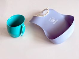 Doidy Trainingsbecher + BabyBjörn Lätzchen