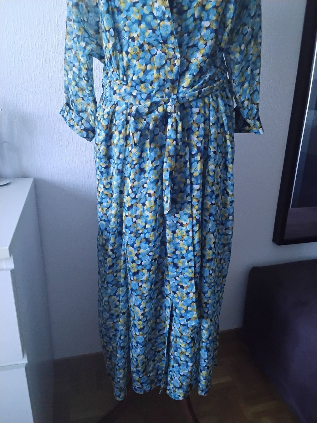 Esprit Kleider: Robe longue fleurie légère, ESPRIT, Taille S – Neu (gemäss Beschreibung) aus chêne-bourg von patty190 1
