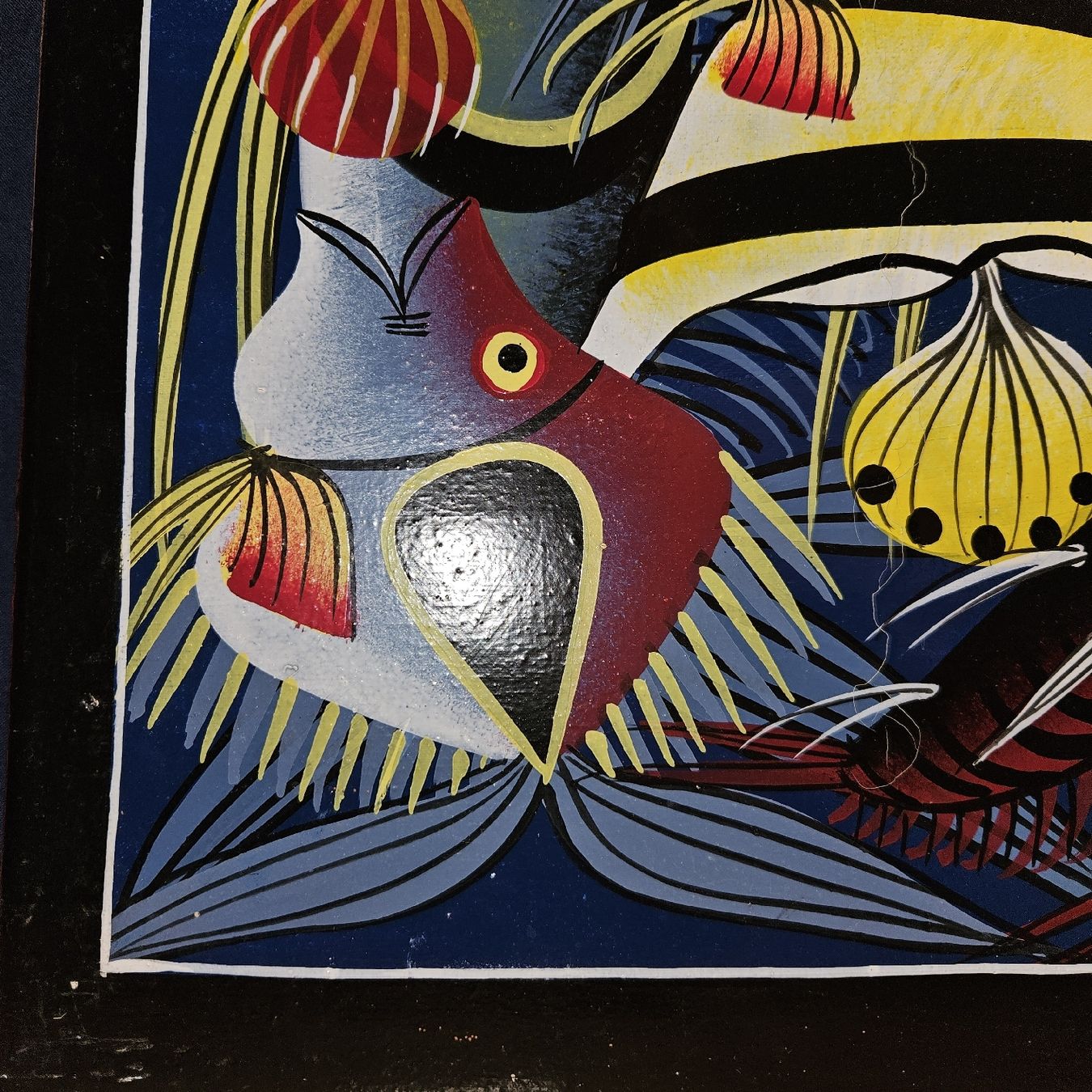 Dipinti: Sakrahl ,  Fischbild, Original, Kunst, Top! – Usato da Kriens venduto da gra_fhn7 4