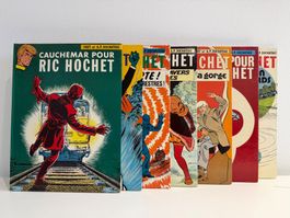 RIC HOCHET Lot de 7 BD Tibet/Duchâteau TOMES 11,13,22,26-29