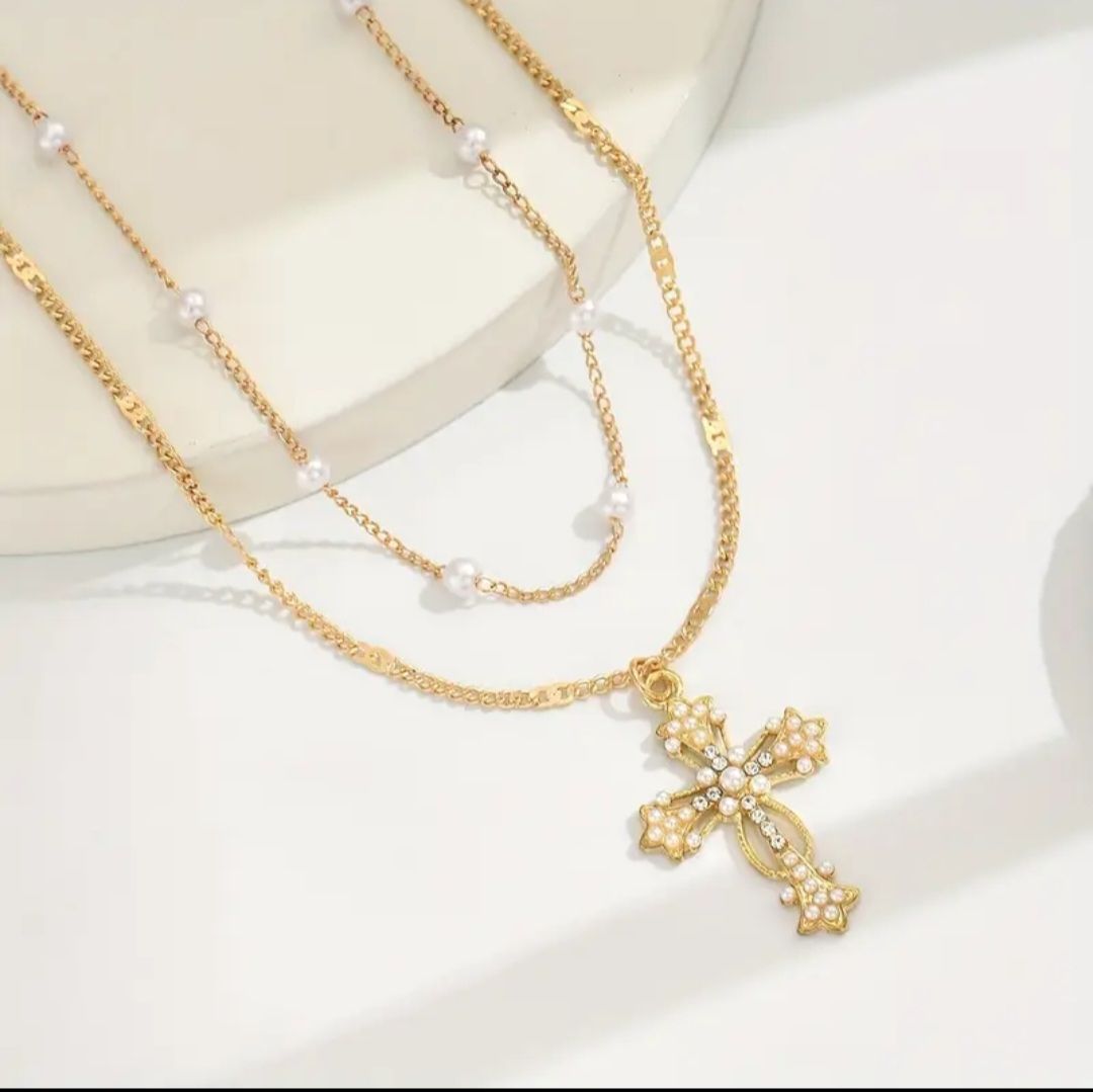 Catenine: Collier croix dorée, NEUF – Nuovo e nell'imballaggio originale da Puidoux venduto da mic_c2fh 3