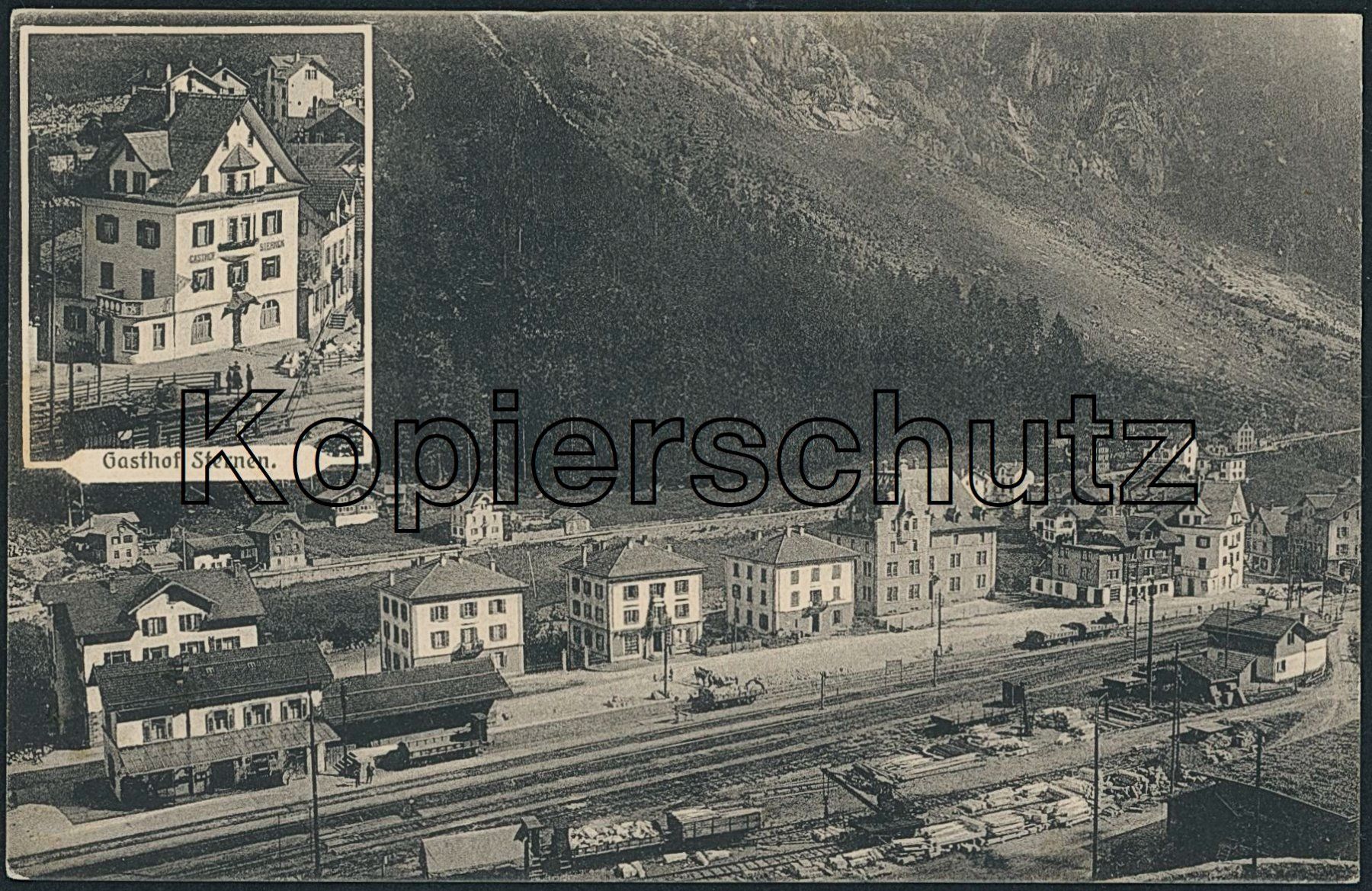 Ansichtskarten: UR Wyler - Gurtnellen - Bahnhof - Bahn – Gebraucht aus Schindellegi von leecollect