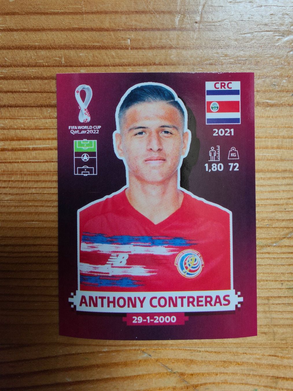 Panini Sammelbilder & Trading cards: Panini WM 2022-CRC 18 – Neu und originalverpackt aus Hittnau von stamps_and_coins