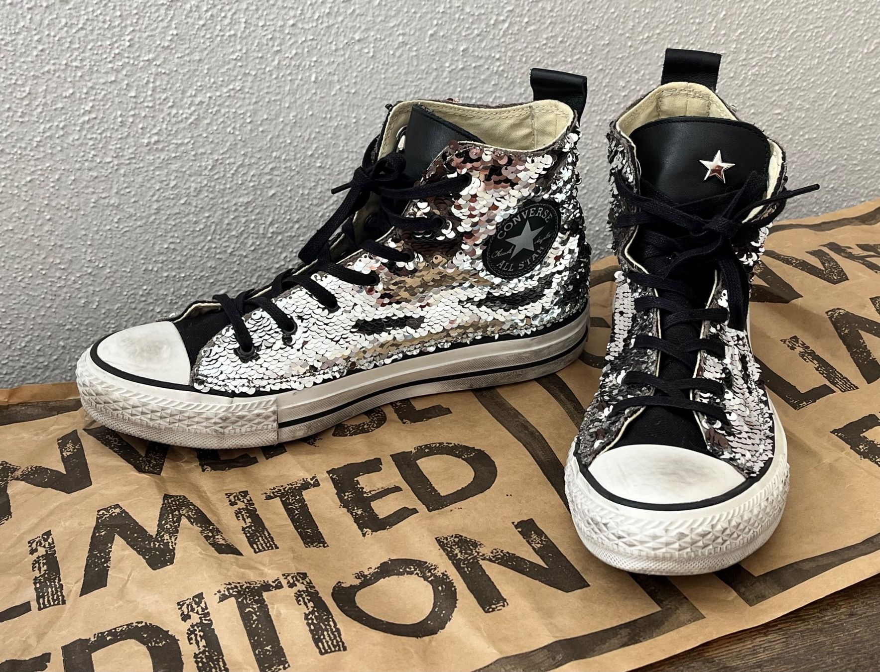 Converse Scarpe da uomo: Converse pailettes limited edition n.39 – Nuovo e nell'imballaggio originale da Breganzona venduto da mas_tv72 3
