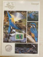 Numisbrief Tiere der Heimat Eisvogel Silber 999