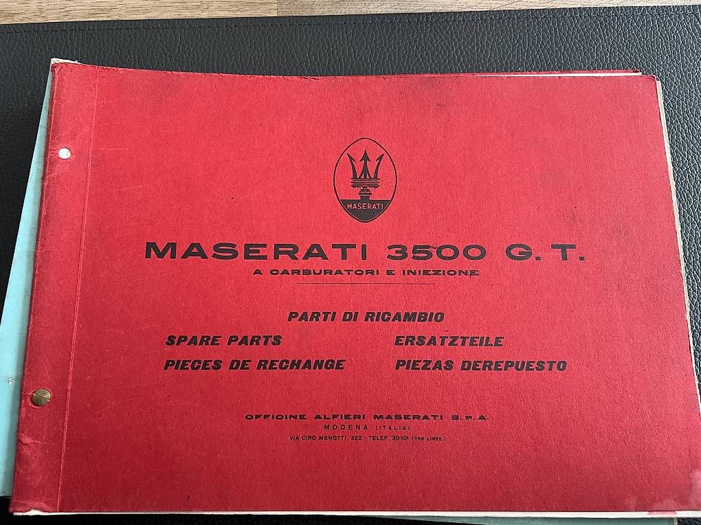 Autres accessoires p. véhicule: Maserati 3500  – D'occasion à Obergösgen par hot-berry