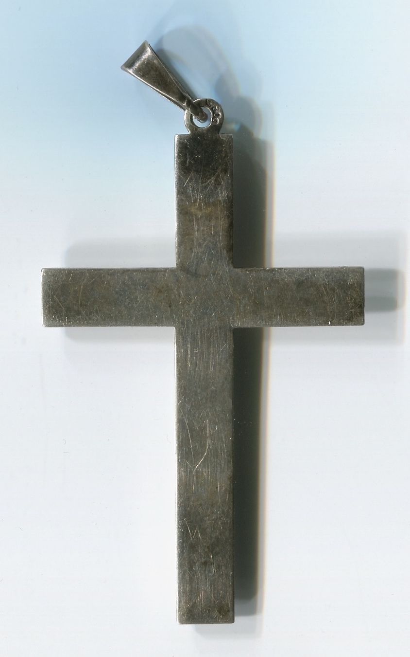 Ciondolo A Croce In Peridoto Fatto A Mano: Gioiello In Argento Sterling 925 Con Pietre Preziose - Italia - Foto 9