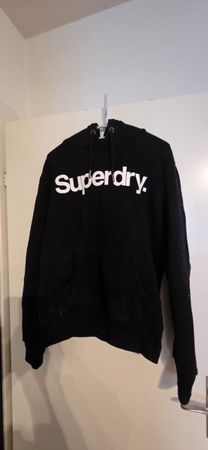 Superdry Hoodie, Schwarz, Grösse M – Top Zustand!