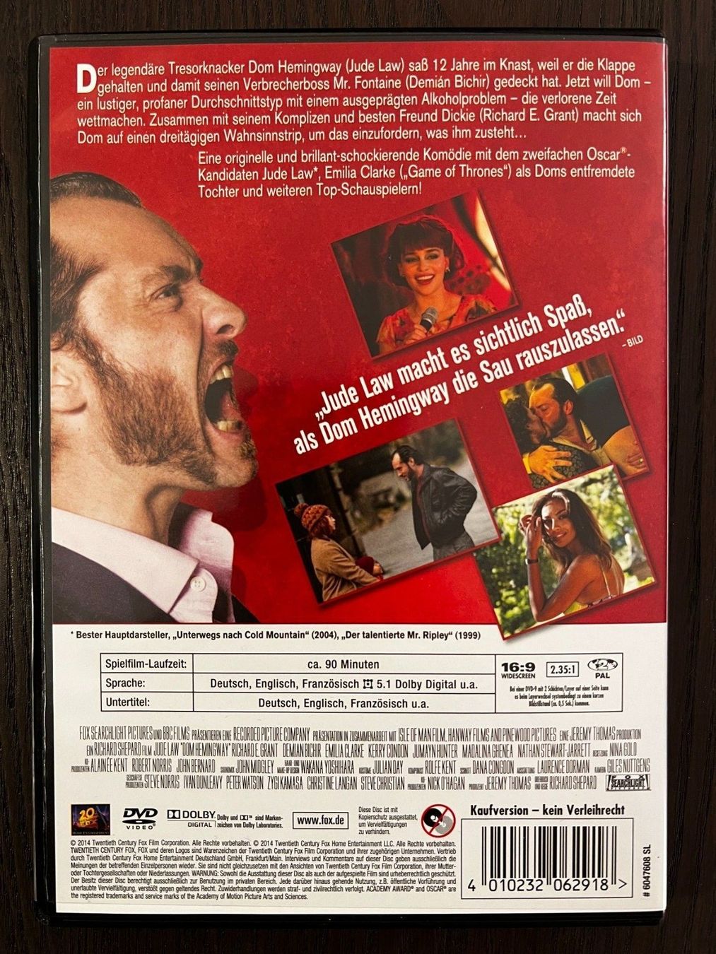 Tutti i DVDs: Dom Hemingway – Usato da Zürich venduto da FilmFreunde 1